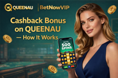Cashback Bonus on QUEENAU — How It Works ?